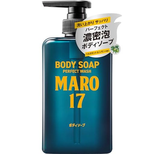 Men'S Cosmetics - MARO17(マーロ17)パーフェクトボディソープメンズ濃密泡ベルガモット&レモンの香り450mlマーロボディーソープ男性用
