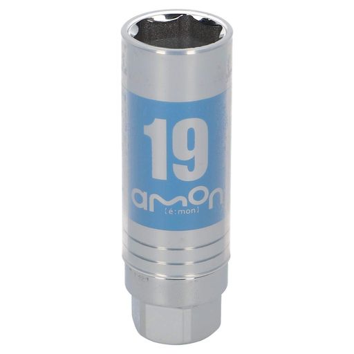 Rakuten - エーモン(amon)アルミホイール用薄口ソケット(キズ防止カバー付)19mm差込角サイズ12.7mm8838