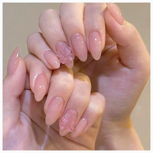 MISSMUMUネイルチップ30枚入ネイルチップロング春夏シンプルかわいいおしゃれ人気ネイルシール花嫁ネイ..