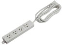 パナソニック(Panasonic)電源コンセントOAタップ接地15A形4コ口グレーコード長3mWCH2334H