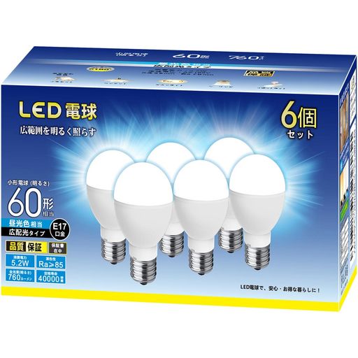 ߥ˥ץȥ LEDŵ E17 60W 760LM  (5.2W) ŵ ֥ͥå : ॿסס ⵱...