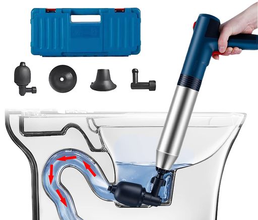 パイプクリーナー電動式3種類排水口に対応省力つまりを強力解消疏通ツールー排水口クリーナお風呂洗面所キッチン浴室浴槽トイレ詰まり解消真空式家庭用業務用6点セット工具箱付き