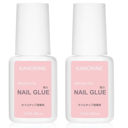 KANORINEネイルグルーネイルチップ接着剤7G2本多機能強力な接着力初心者&プロ適用UVランプ不要 KANORINEネイルグルーネイルチップ接着剤7G2本多機能強力な接着力初心者&プロ適用UVランプ不要
