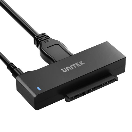 Unitek SATA to USB3.0(USB-A+USB-C)変換ケーブル 2.5 3.5インチ HDD/SSD 12V/2A電源アダプタ付き