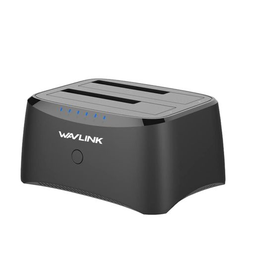 WAVLINKUSB3.0SATAI/II/IIIデュアルベイ外付けハードドライブドッキングステーション、2.5/3.5インチSSDHDD、ハードドライブデュプリケータ(2x16TB)、オフラインクローン機能、OTG機能対応 WAVLINKUSB3.0SATAI/II/IIIデュアルベイ外付けハードドライブドッキングステーション、2.5/3.5インチSSDHDD、ハードドライブデュプリケータ(2x16TB)、オフラインクローン機能、OTG機能対応