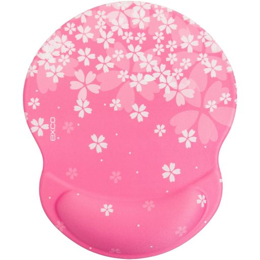 Rakuten - Excovip桜マウスパッドかわいい、おしゃれ、疲労軽減、オフィス用、マウスパッドリストレスト一体型人間工学に基づいたデザイン、洗える、低反発手首パッド3606