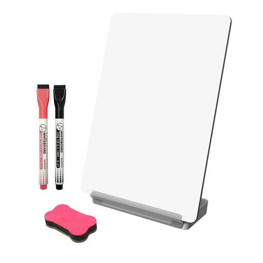 YAGEE ホワイトボード 卓上 スタンド機能 持ち運びできる TODOリスト デスクトップ モバイルホワイトボード 小物入れ オフィス会議用・学校・事務用品 ミニ