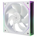 THERMALRIGHT TL-M12W CPUファン120MMケースクーラーファンARGB、4ピンPWMコネクタS-FDBベアリング付きサイレントコンピュータファン、デスクトップ冷却ファンはサイドARGBミラーライト効果(TL-M12W)(2)
