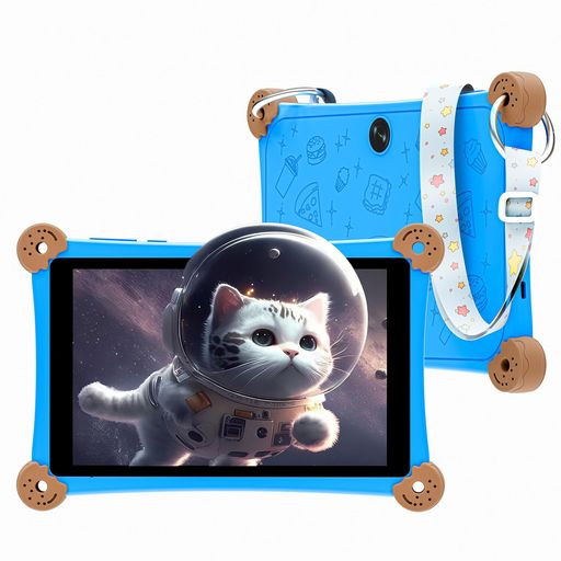 楽天Raspberry Market【2024初登場 キッズ タブレット 肩掛け型】TOPSAND N8 KIDS タブレット 8インチ 子供用 WI-FIモデル 5G WIFI6 アンドロイド TAB 4700MAH大容量バッテリ 5MPカメラ HD解像度 BT5.0 GMS認証