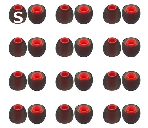 A-Pcasイヤーピースイヤホンキャップ2種類硬度シリコン制ハイブリッドイヤーピース重低音強化遮音性Son..