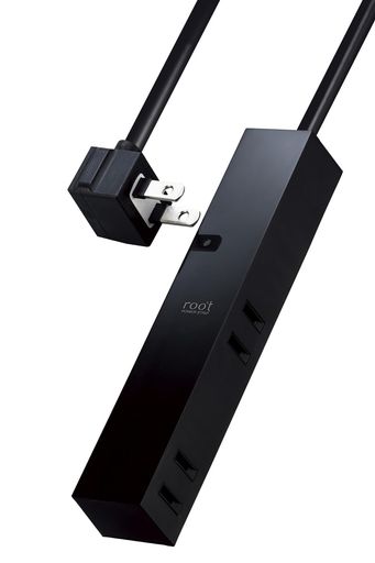 Rakuten - エレコム電源タップ見せるインテリアroo’t(ルオット)4個口1.5mブラックAVT-D3-2415BK