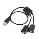 ChenYangUSB2.0ハブケーブルUSB2.0オス1個からメス2個Yスプリッターデータ充電器延長ケーブルアダプターキーボードマウスフラッシュディスク用