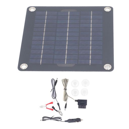JGGLDモノクリスタルソーラーパネルバッテリー充電キット12v18V出力10W高効率高効率オードビーディープラグ付属オードビーディープラグ付属
