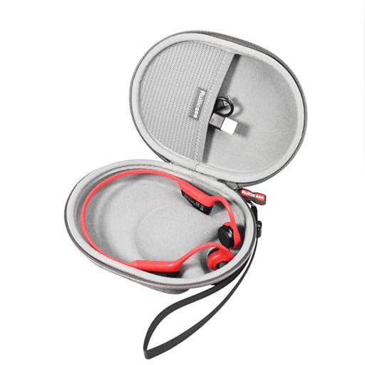 Ruilicase 収納ケース 互換品 Shokz (ショックス) OpenRun/OpenMove/OpenSwim骨伝導イヤホン対応 保護旅行収納キャリング(ケースのみ)
