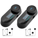 FREEDCONNインカムバイク用BLUETOOTH800M無線通信2人同時通話LCDスクリーン付き音楽を聴SIRI対応ヘルメット用イヤホン電話応答IP65防水...