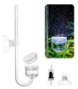 CLSCEAクレシーDC200-S-JP水槽水草用CO2ディフューザーバブルカウンター・逆流逆止弁付きアクリル製アクアリウムCO2拡散器セラミックプレート交換可能小径24MM全長13CM(4)