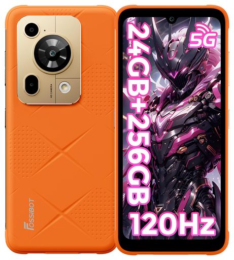 FOSSiBOTF112Pro5GスマホSIMフリースマートフォン本体Android14スマホ本体24GBRAM+256GBROM1TB拡張7150mAhバッテリータフネススマホ6.88インチHD+IPS大画面
