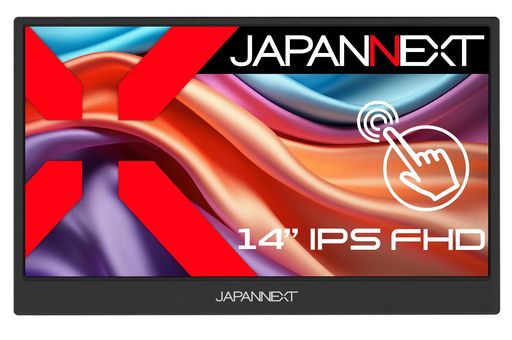 CRT - 【ECサイト限定】JAPANNEXT14インチIPSパネル搭載10点マルチタッチ対応フルHD(1920x1080)解像度モバイルモニターJN-MD-IPS14F-TminiHDMIUSBType-CHDRスマートケース付き