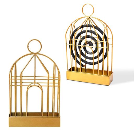 2個香取線香ホルダー蚊取り線香立て香取線香香取線香キャンプ香取線香ホルダーアウトドア鳥かご型鉄製蚊取り器アンティーク調ハンドル付き持ち運び便利インテリア火傷防止玄関キャ…