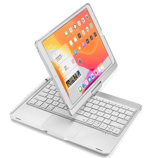 星(塗り潰し)対応機種:iPad第9世代10.2インチ2021モデル番号(IPADの背面に記載してある):A2602/A2604/A2603/A2605&amp;iPad第8世代10.2インチ2020(モデル番号:A2270A2428A2429A2430)&amp;iPad第7世代10.2インチ2019(モデル番号:A2197A2200A2198)&amp;iPadAir第3世代10.5インチ(モデル番号:A2152A2123A2153)&amp;iPadPro10.5インチ(モデル番号:A1701A1709) 360°回転:iPad9iPad8iPad7iPadAir3Pro10.5キーボード一体型ケース、360度回転可能でいろんな角度で利用できます。 折りたたみ可能:202120202019iPad10.2インチ/iPadAirPro10.5インチキーボードケースは背面まで折りたたみ可能、キーボードを使わないときでも邪魔になりません。