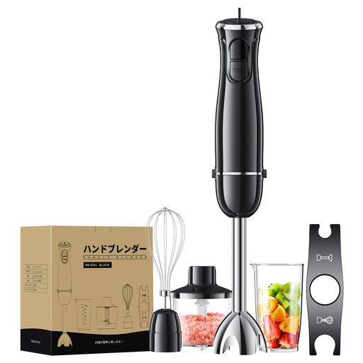 【最強モデル・1台6役】ハンドブレンダー離乳食ブレンダー80