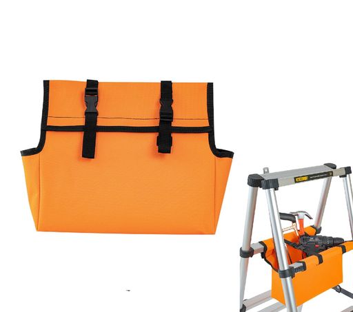 SKTMH脚立アンダーバッグ脚立用小物袋ツールバッグ大容量防水軽量落下防止取り付け簡単作業道具入れ多..