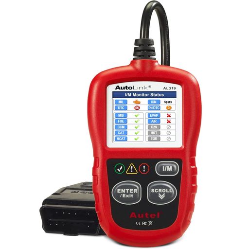 Autel AL319 OBD2 故障診断機 ミニ 診断機 自動車 車 スキャンツール OBD2 コードスキャナー I/Mディネスキー LCDディスプレイ OBDIIシステムに対応できる輸入車用(国産車対応不可)【永久無料アッ…
