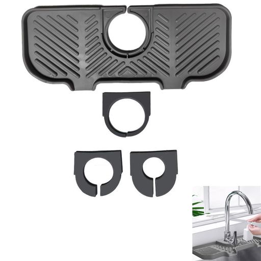 スポンジホルダースポンジラックスポンジ置きキッチン用石鹸スポンジ洗剤置き水切り機能たわしホルダー蛇口ラックシンク収納小物収納お手入れ簡単キッチン排水棚収納ラック台所/洗…