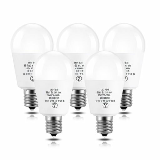 MGY E17 LEDŵ 6W ߥ˥ץȥ 60W Ĵб ѥŵ 100V 700LM ۸ PSEǧ...