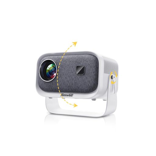 【360°回転可能】Jimveoプロジェクター天井投影家庭用25000lm1080PWIFI6400ANSI電動フォーカス自動台形補正双方向Bluetooth5.3天井吊り可小型4K対応ホームプロジェクター300”大画面