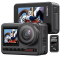 AKASOBrave8アクションカメラ4K60fps48MP8Kタイムラプスウェアラブルカメラ16倍スローモーションIPX8本機防水10M水中カメラスーパースムーズ手ぶれ補正1550mAhバッテリー2個アクションカム音声制…