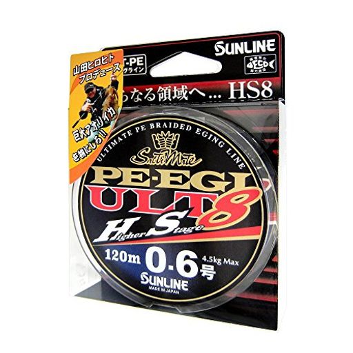 饤(SUNLINE) PE饤 ƥᥤ PE ULT HS8 120M 0.6 4.5KG 8 ۥ磻ȡԥ󥯡...