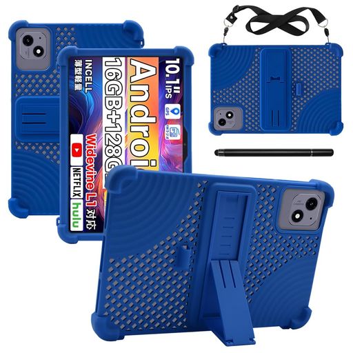 Forタブトップ/AvidPadA60/アビドパッドA60ケース10インチタブレットカバーRUIXHシリコン素材落下防止滑り止め耐摩擦性防水防塵お手入れ簡単保護カバーライト通気性多孔質熱散逸スタンド機…