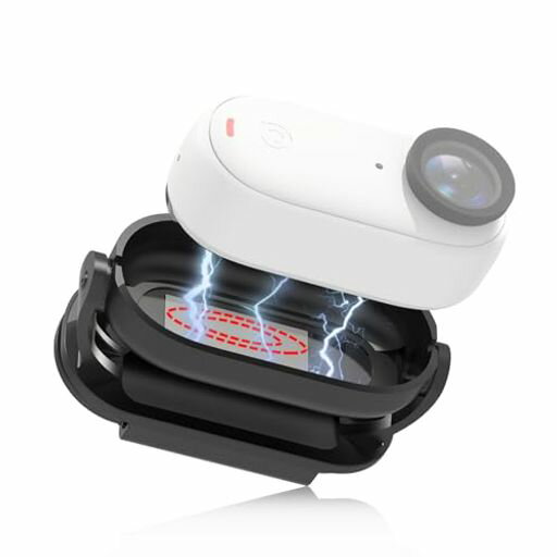 PULUZInsta360Go3S/Go3カメラクリップマウント用、速放マウント/軽量/角度調整可能360Go3sインスタ360G..