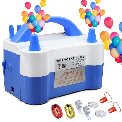 OBEST風船インフレータエアポンプ電動エアーポンプ風船空気入れポータブル電気気球送風機ポンプ電線コ ...