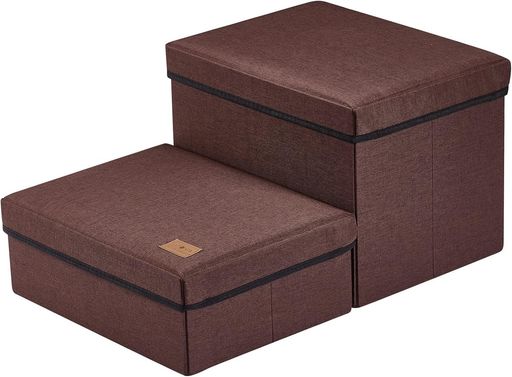 ドッグステップ 犬 ペット用階段 2段 奥行大幅に広く改善 ペット ステップ 耐荷重30KG 折り畳 ...