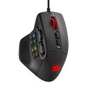 REDRAGONM811AATROXMMOゲーミングマウス15個のプログラム可能なボタン有線RGBゲーマーマウス人間工学的ナチュラルグリップビルドサイドマクロキー10個ソフトウェアDIYキーバインド&バックライ…(2)