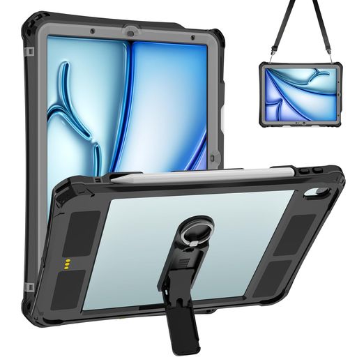 PadAir11インチ防水ケース2024/2025モデル(M2/M3第6世代)Padair11防水カバー2024PadAir第6/5/4世代防水ケース(2024/2022/2020)IP68防水規格軽量薄型耐衝撃水場全面保護