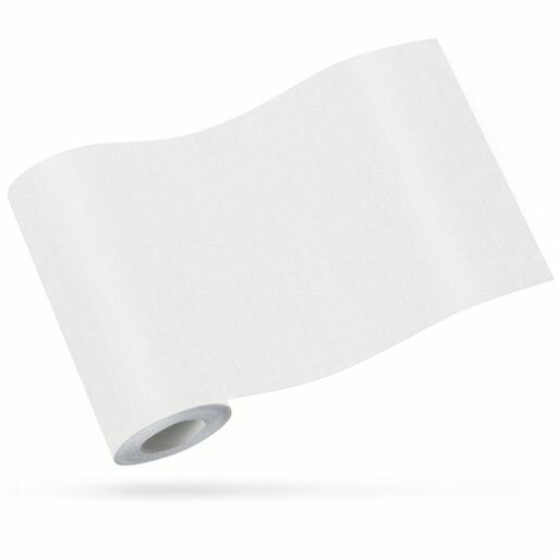 補修布シート 10×160CM 布 穴補修り リネン 貼れる布 普通地~ 厚地用 はんぷ ハンプ 生地 リペアシート手芸用品 ナイロン用 補修シートリペアデコレーションキット(純白)