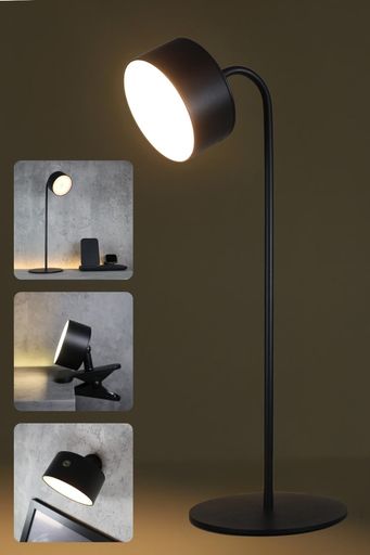 【2024新登場・3WAY式】Ambiante『目に優しい温暖色夜用』デスクライト間接照明読書灯テーブルランプLED充電式コードレス磁吸式360°回転ベッドサイドランプブラケットライト卓上調光おしゃ…