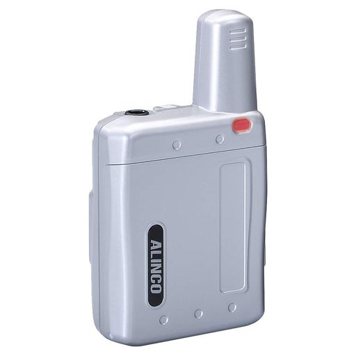 特定小電力無線機 カラー:シルバー 必ずイヤホンと充電器が必要です 幅41.6mmx高さ52.6mmx厚さ17.2mm(突起物除く/アンテナ長約22mm)