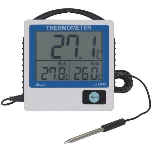 Thermometers - シンワ測定(ShinwaSokutei)デジタル温度計G-1最高最低隔測式防水型73045