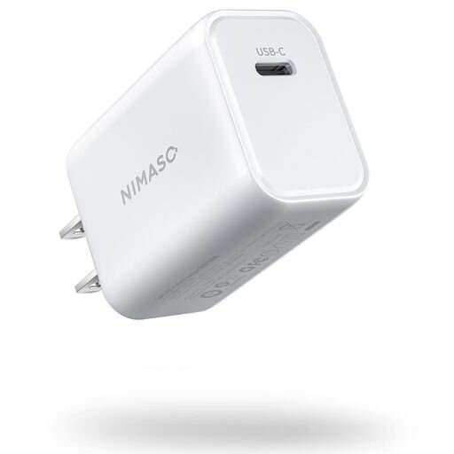 NIMASO67W急速充電器TYPE-CUSBPD対応67WUSB-C小型軽量【PSE技術基準適合/USBPOWERDELIVERY2.0/3.0対応】MACBOOKPD対応GAN窒化ガリウムMACBOOK、IPADPRO