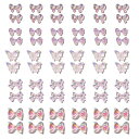 ネイルパーツ蝶々3D立体オーロラ60個セットネイルアートレジンパーツレジンshefunネイルデコパーツジェルネイルネイルデザイン可愛いネイル用パーツJP207