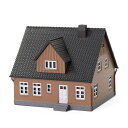 1個Nゲージ1:160モデルハウス組立モデル建築物レイアウト情景コレクション風景装飾レイアウト・ジオラマ・DIYJZN02(黒)(3)