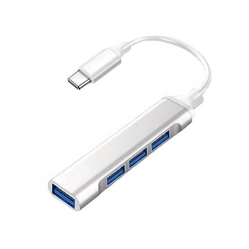 USB C ハブ アダプタ4-IN-1 マルチポート USB ハブ TYPE-C 急速充電 5GBPS超高速データ転送用 スリムハブ アルミニウムケース WINDOW/A-NDROIDシステム対応