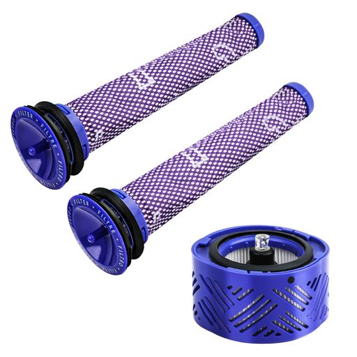 掃除機用フィルター V6シリーズ と互換性のある フィルター ポストモーターフィルター HEPA POST FILTER 966741-01 プレモーターフィルター 965661-01 水洗い可能 高濾過率 繰り返し利用可能 V6