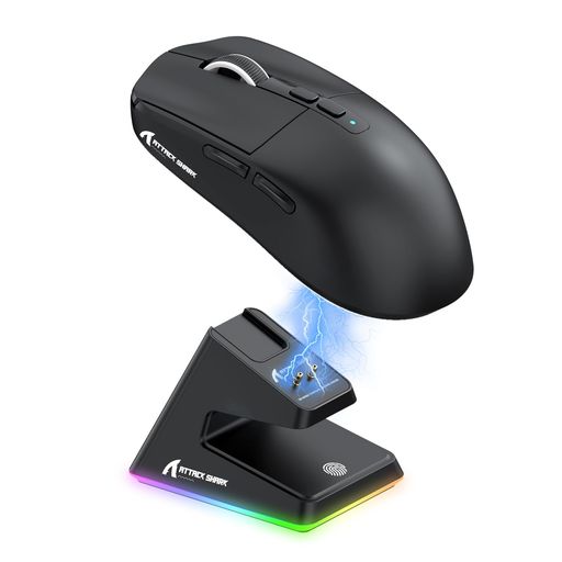 MAMBASNAKE×ATTACK SHARK X6 超軽量ゲーミングマウス 49G PAW3395センサー ワイヤレス マウス 3モード接続 2.4GHZ/BLUETOOTH/TYPE-C 6レベルDPI切替 26000DPI 200時間連続使用可能