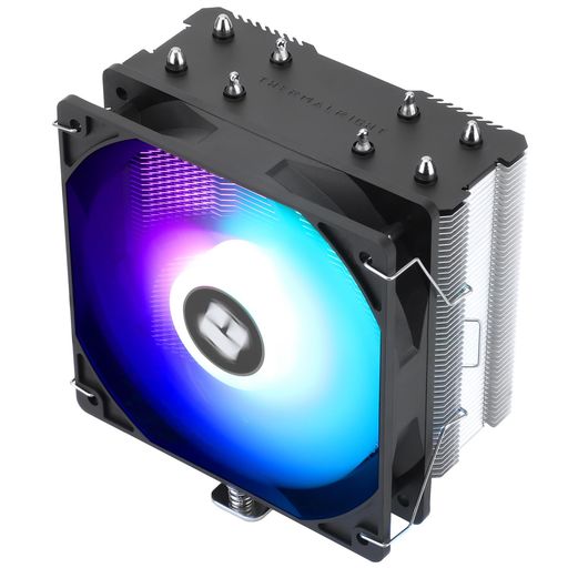 ThermalrightAssassinX120RSEARGBCPU空冷クーラー、120mmTL-C12C-SPWMパフォーマンスグレードのサイレントファン、調整可能なLED照明効果、低ノイズ25.6dB、小型PC冷却
