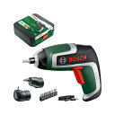 BOSCH(ボッシュ)コードレスドライバー(本体のみ、ビットセット(10本)、マグネットビットホルダー、マイクロUSBケーブル(Type-B)、キャリングケース)IXO7